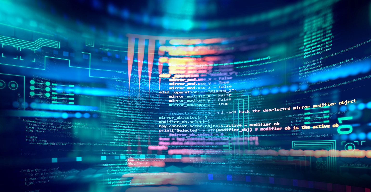 Ecran avec des lignes de codes.